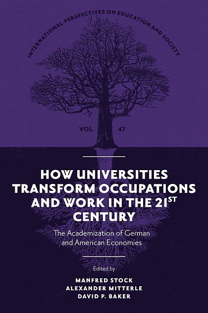 Cover des Sammelwerks: Stock et al (eds): "How Universities Transform Occupations and Work in the 21st Century"